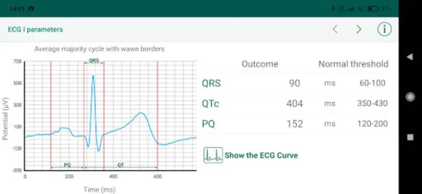 WIWE - ECG diagnostics android App screenshot 9